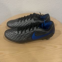 Nike Tiempo Legend 8 Elite Black/Blue Soccer Cleat