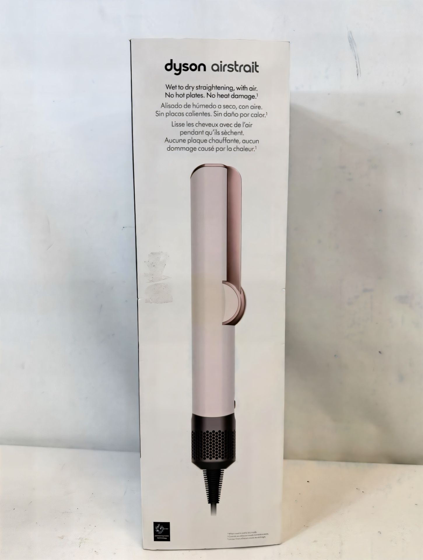 New & Certified Dyson Airstrait "Ceramic Pink" – Latest Straightener, Brand New + Dyson WRNTY