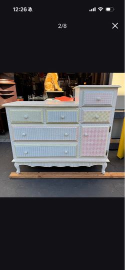 AFK Furniture French Changer in Nursery Rhymes Dresser Excellent Condition