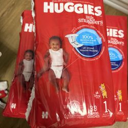 Huggies Little Snugglers Size 1 Diapers (5 Packs) 👶