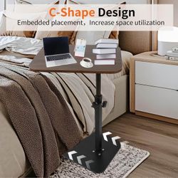 Side Table Adjustable 42.5" x 34" 9"