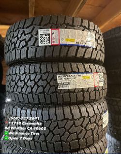 265/75R16 Falken Wildpeak AT4W Set of Tires Installed and Balanced Set de Llantas Nuevas Instaladas y Balanceadas`