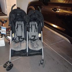 Two Seater Side By Side Stroller