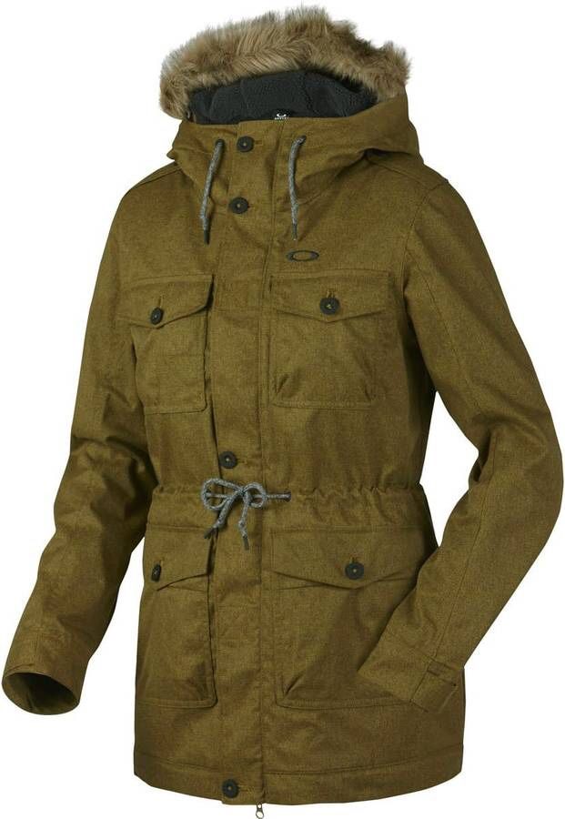 Oakley Tamarack Womens Small Sherpa Fleece Lined Hooded Parka Jacket