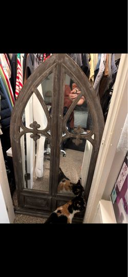 Homegoods Farmhouse/Gothic Mirror Brown