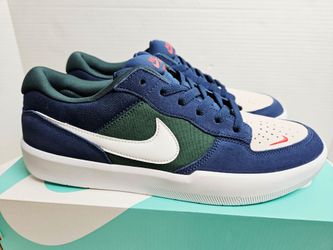 Nike SB Force 58 Navy Noble Green CZ2959-402 man's Size 11