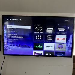 TCL 40” 4K Roku TV