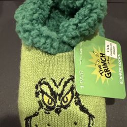 GRINCH Slippers Youth Size