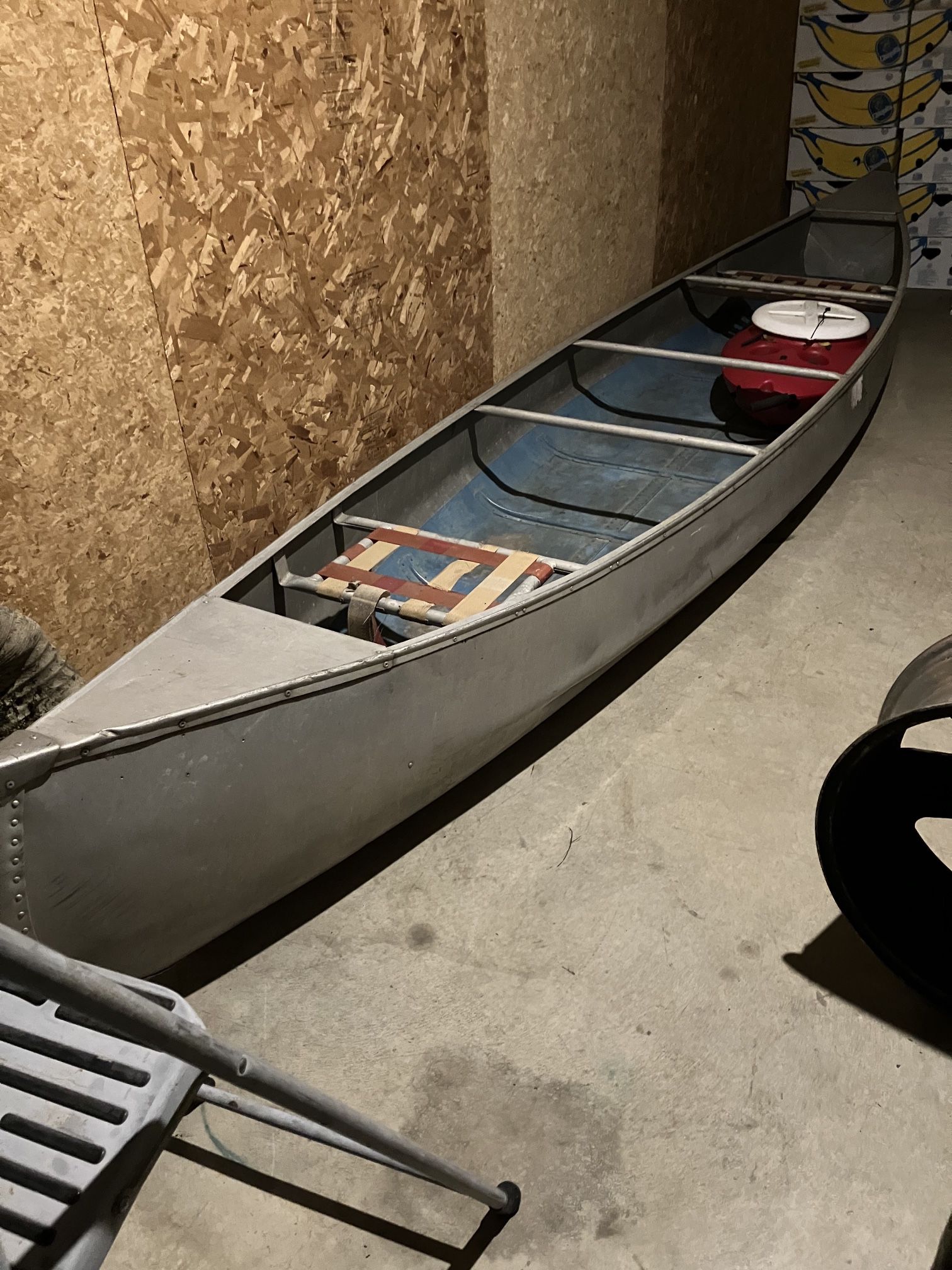 Seventeen Foot Aluminum Canoe 