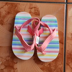 Toddler Girl Size 5/6 Carters Flip Flops