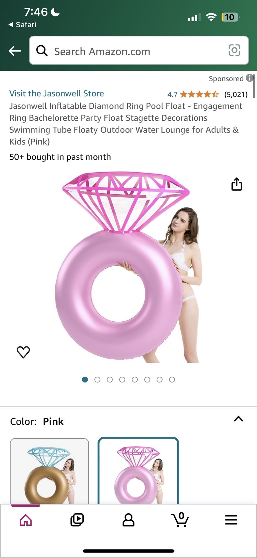 Bachelorette Inflatable Pool Ring