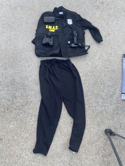 Swat Police Officer Small 5-6years Old Custom