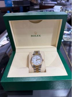 Rolex Datejust Two-Tone White Dial