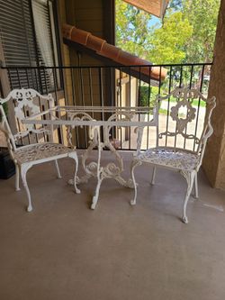 Wrought-iron Cafe set