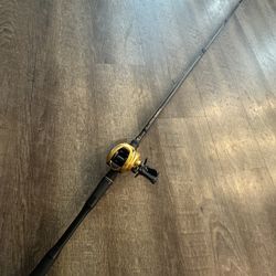 Lews Custom Pro 7.5 Shimano Andrea 7’3” Fishing Casting Combo. 