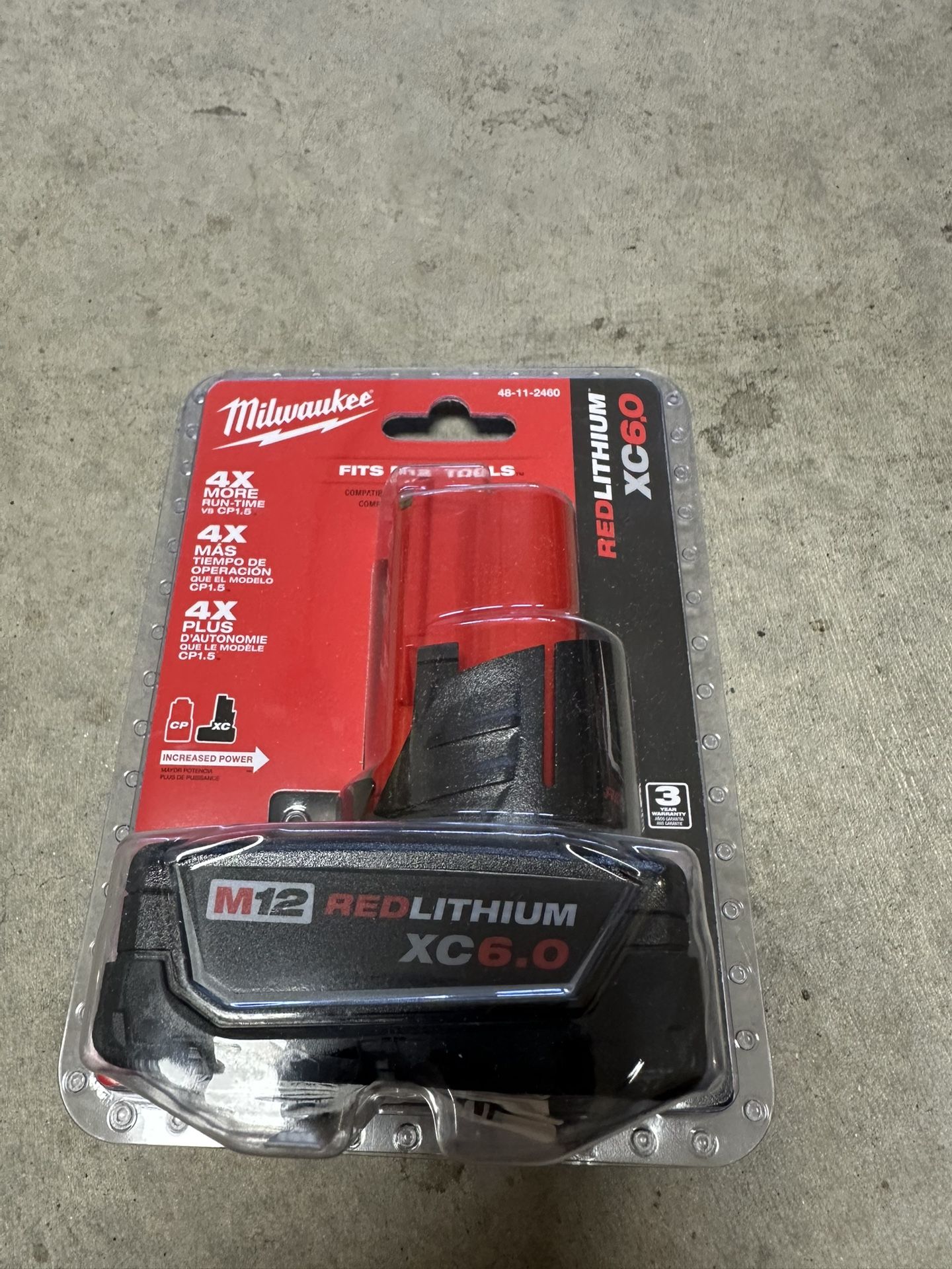 M12 6.0 / 2.0 Ah Compact Battery Pack With Charger