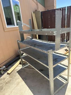 Fully Adjustable, Work Van Shelving