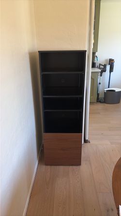 Black/Brown Bookcase / Entertainment Center