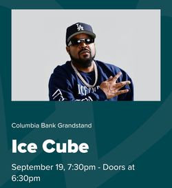 Ice  Cube - Sept 19th - floor sears