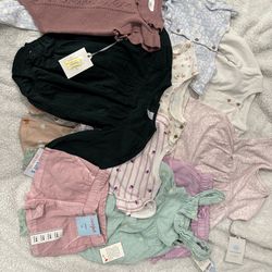13 items girls baby 18 months clothing bundle NWT