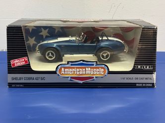 Ertl American Muscle Shelby Cobra 427 S/C 1:18 Diecast Blue