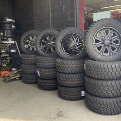 Mudster Off Road Wheels Package Deal Wheels & Tires $1595 Out The Door !!