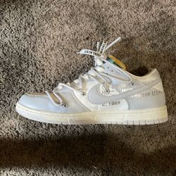 Off White Dunks White And Grey