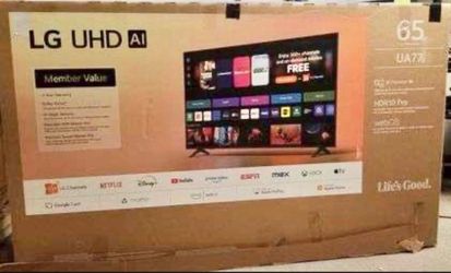 65 LG TV smart 4K HGTV $55 on Financing free delivery six month warranty 65 LG TV smart 4K HGTV $55 on Financing free delivery six month warranty