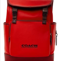Coach Red 1941 Backpack Limited Edition 