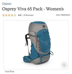 Osprey Viva 65 - Women's backpacking Bag