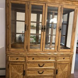 Oak China Cabinet