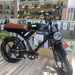 Super Movcan Electric Bike - High Speed, Long Range, Fat Tires, Finance Today! $0 To $100 Maximum Initial Payment To Take It Home! Best E-bikes Deals!