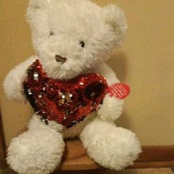 Valentine's  Bear HEART  New