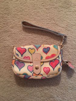 Dooney & Bourke Hearts Wristlet