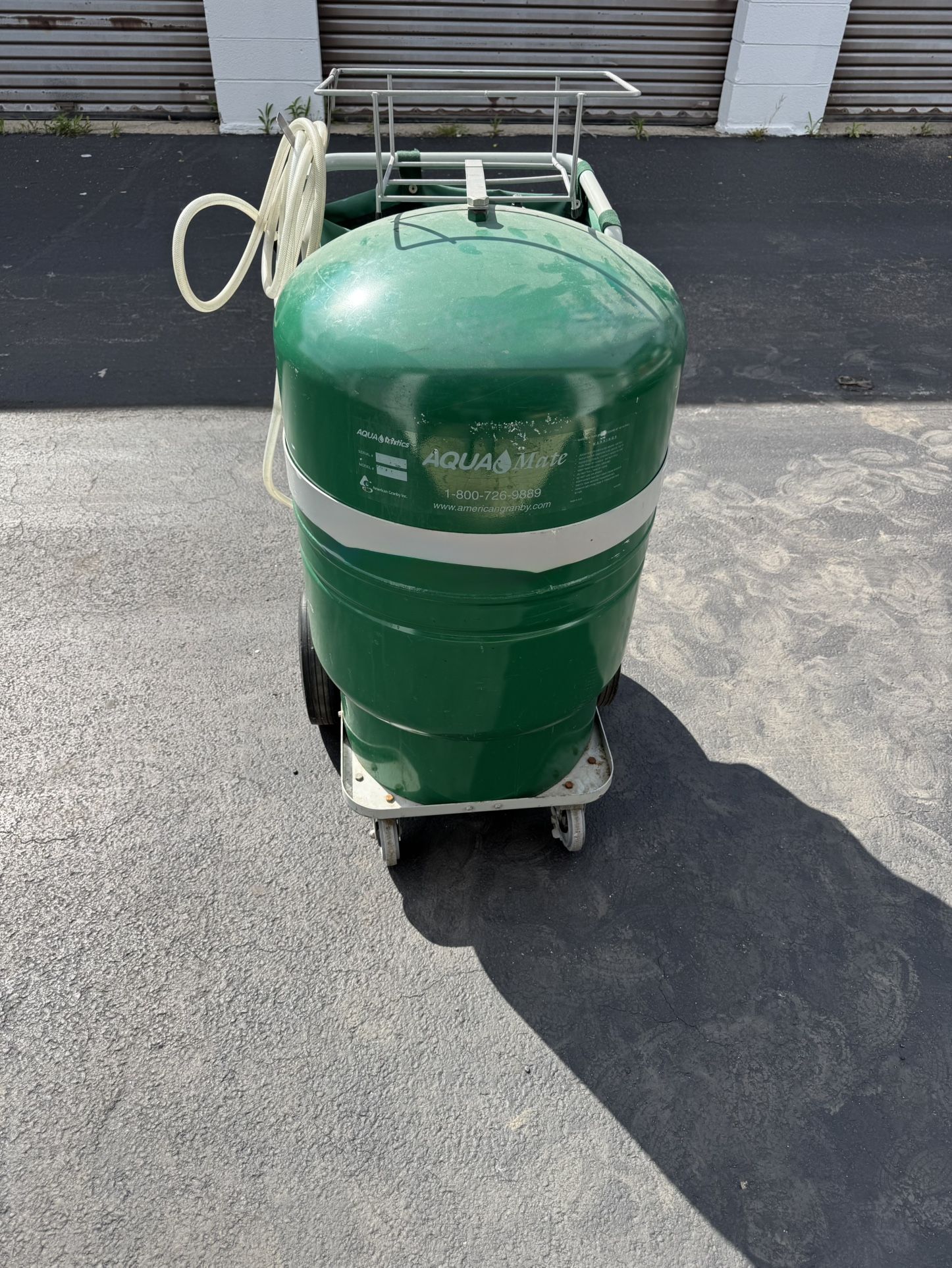 AQUAMATE MODEL-5 PORTABLE WATERING TANK 28 GALLON USED