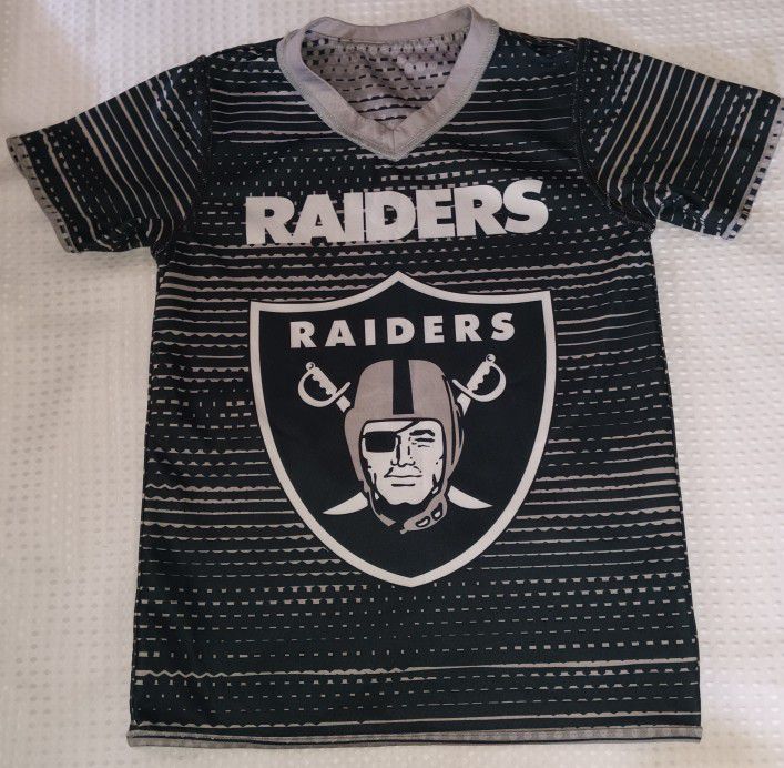 Raiders Reversible Jersey Shirt Kids Size Medium $10