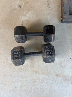 30lb dumbbells pair