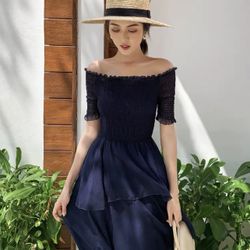 Navy blue Maxi Dress