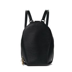 Louis Vuitton, Black Leather Backpack