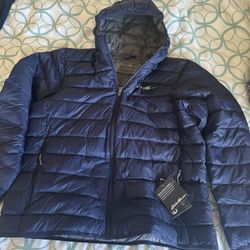 NWT Eddie Bauer CirrusLite Hooded down jacket Large