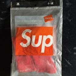 Red 2 Pack Sup Socks 