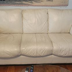 leather sofa