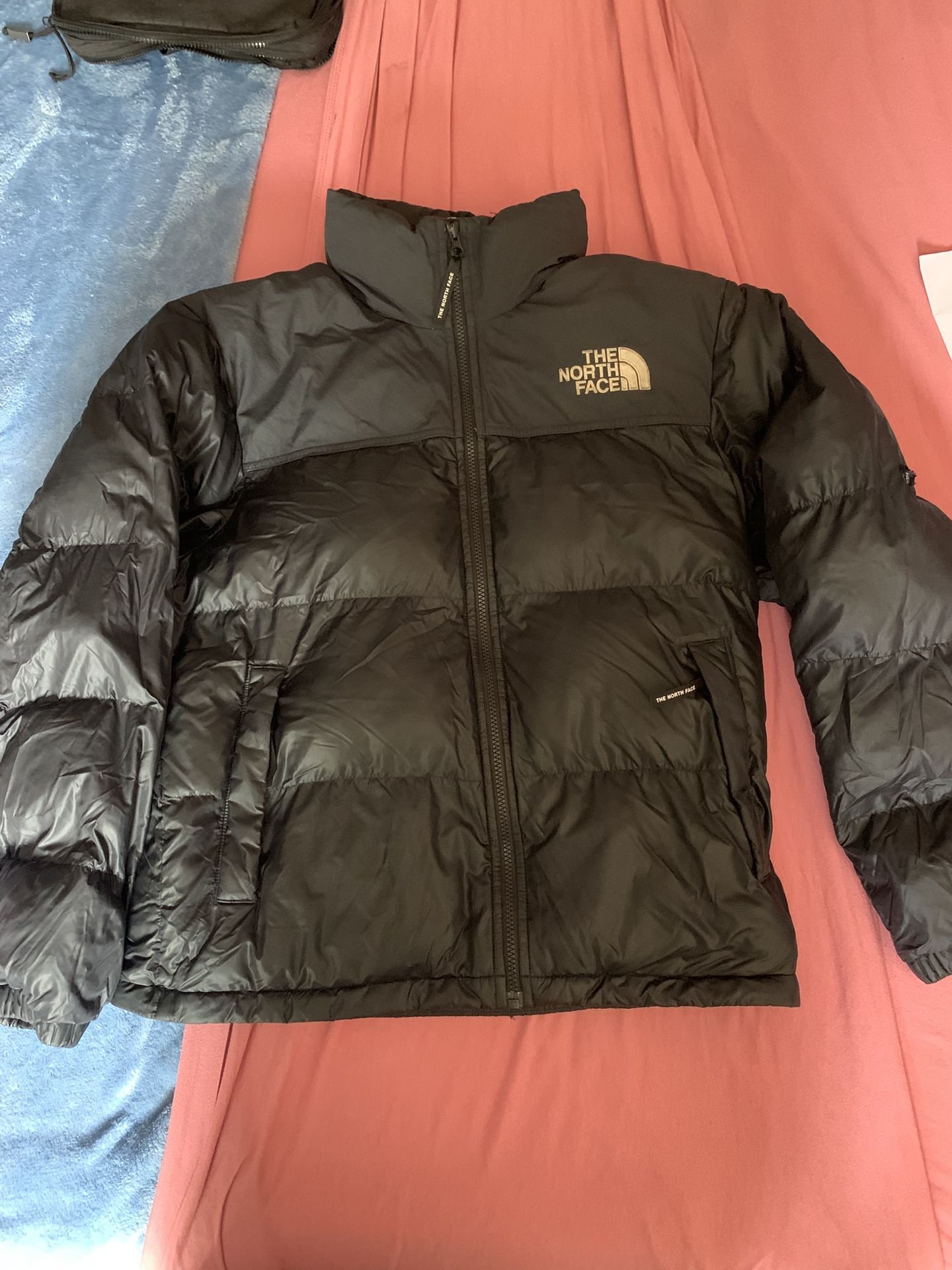 North face nuptse on ball jacket