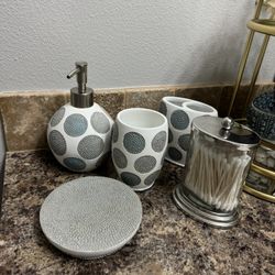 5-Pc. Bathroom Accessory Set from Macy’s 
