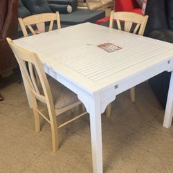 Clarence special table and four chairs for 399 table and six chairs for 499