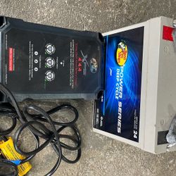 Battery And 3 Bank Charger 