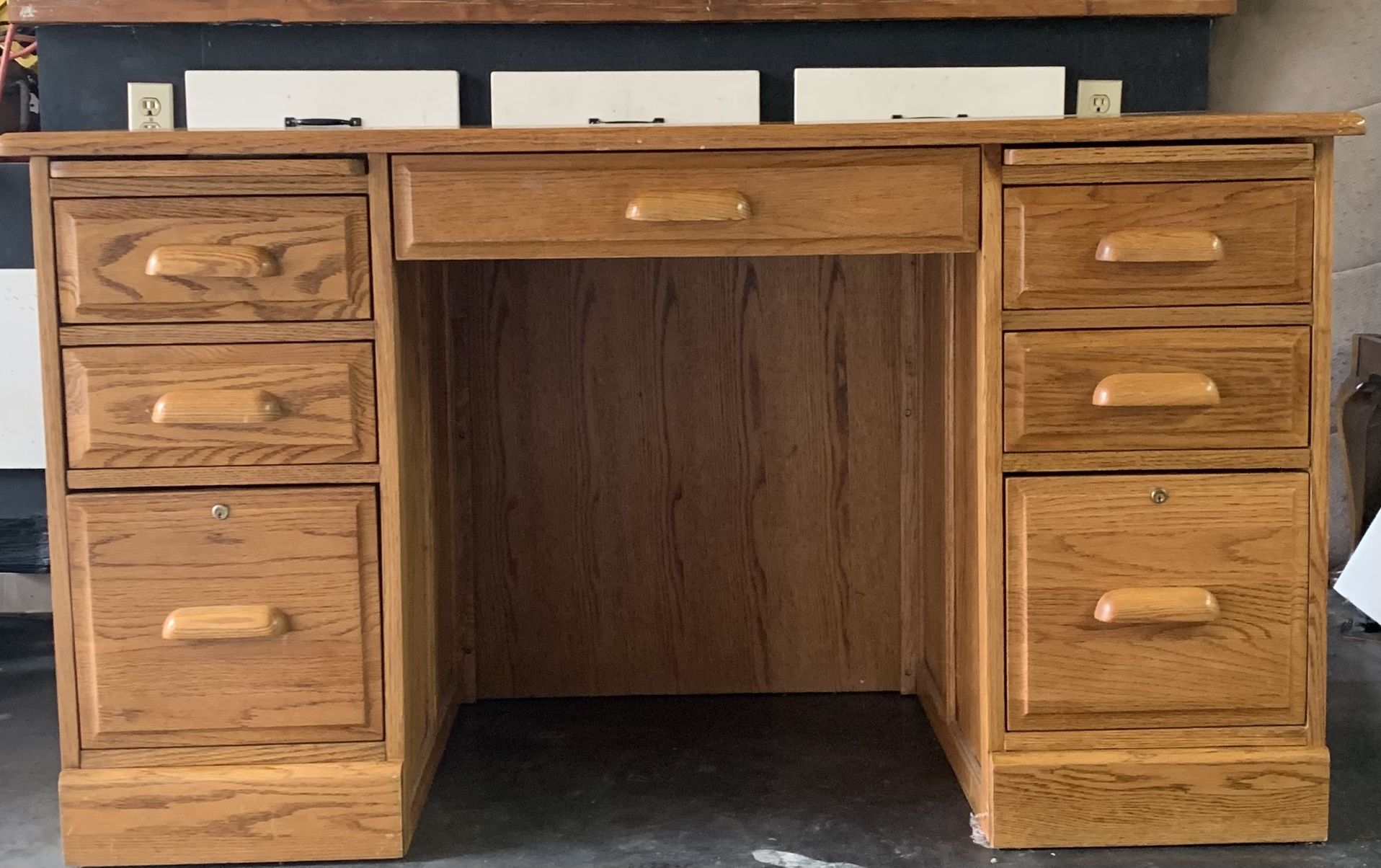 Pure Oak Office/Computer Desk