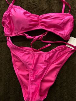 Pink bikini