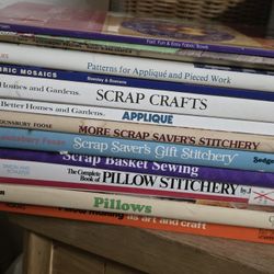 Bundle Of 12 Fabric Crafts Books