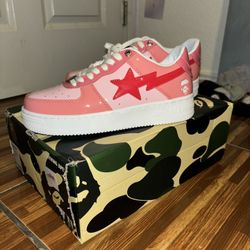 BAPE Pink Sneakers